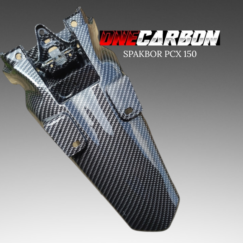 Spakbor belakang pcx150 carbon glossy ONECARBON VARIASI27