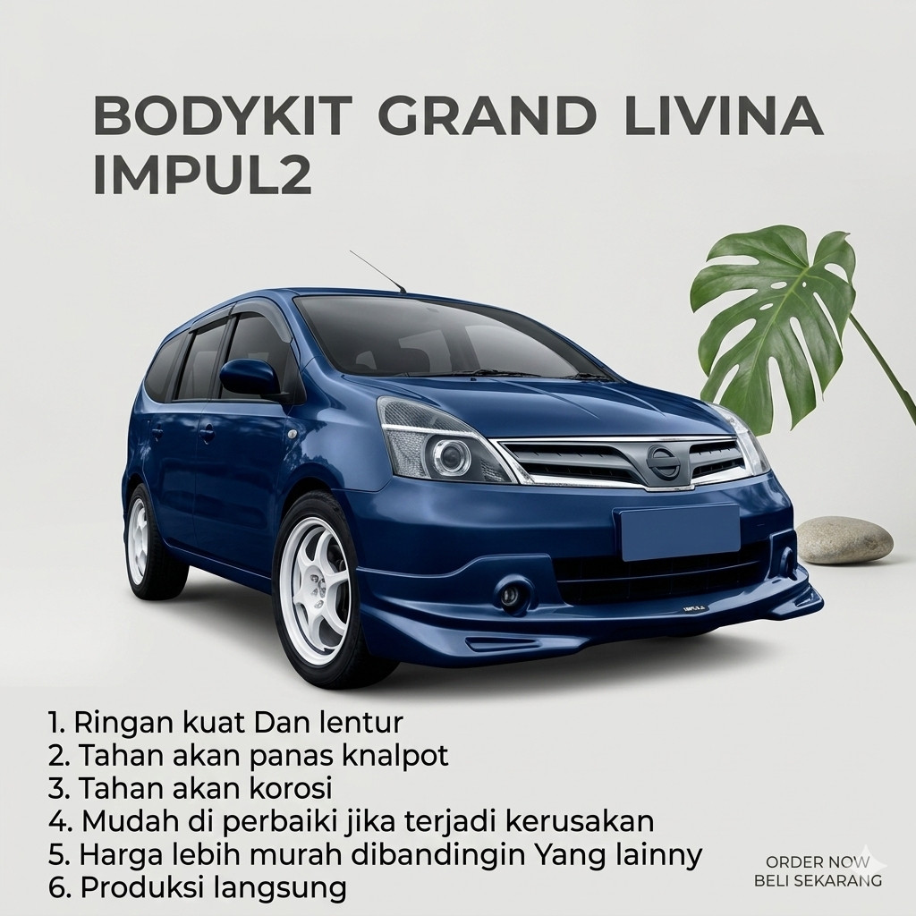 cicilan 0% BODYKIT grandlivina bodykit grand livina 2006-2011 impul2