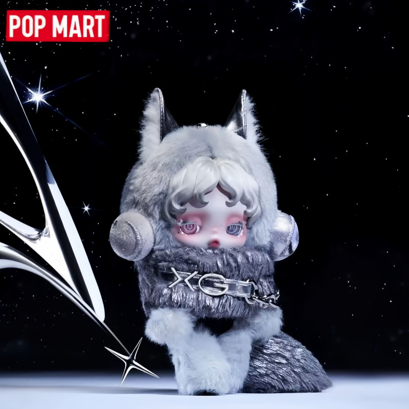 POPMART Skullpanda Valentine's Day Black Maid Butterfly Miss Collection Blind Box Hanging Card Carto