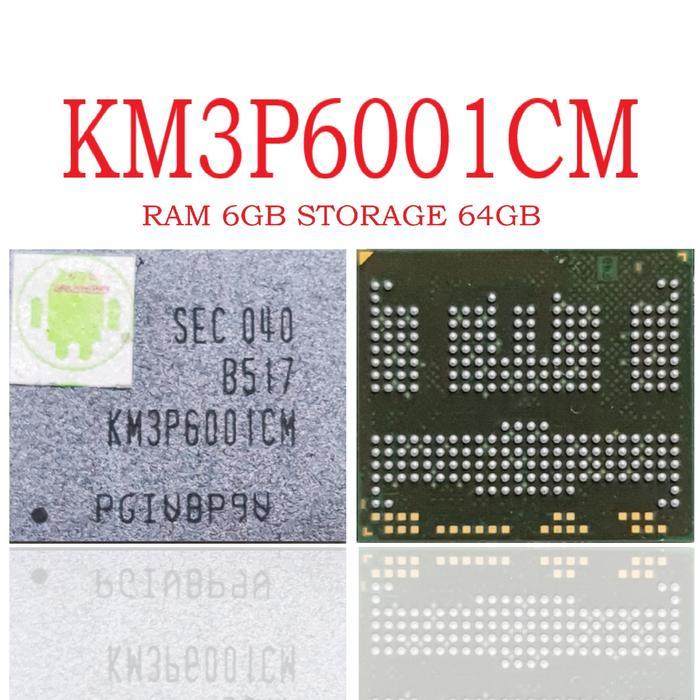 IC KM3P6001CM B425 BGA254 6/64GB Samsung eMCP Multibrand ic emmc km3p