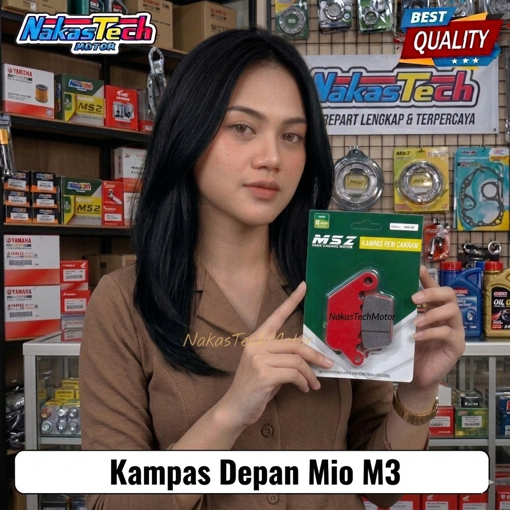 10 PCS Kampas Rem Depan/Dispad Mio M3, Mio Gear, Nmax, Aerok Paket Hemat