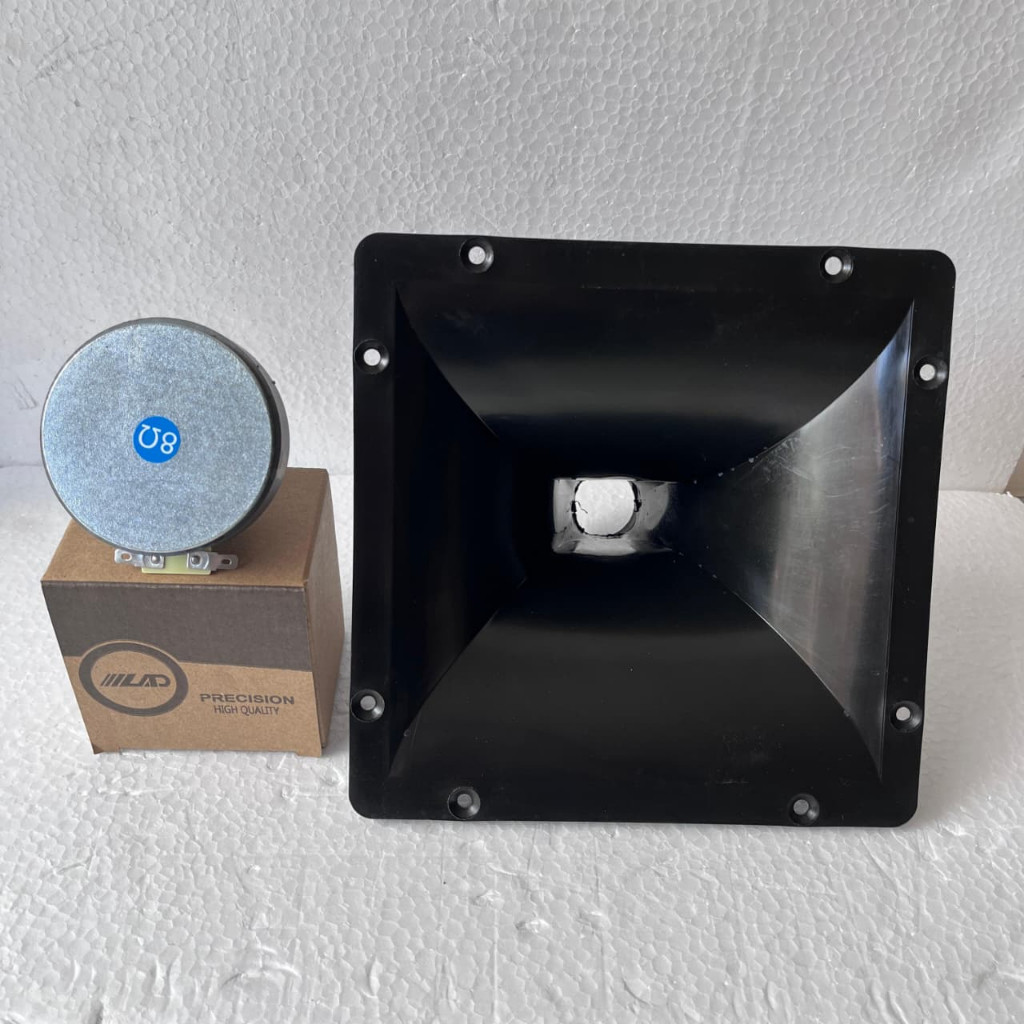 Paket Corong Horn Twiter 22x22 Plastik + Driver Tweeter LAD LD 2543 Original