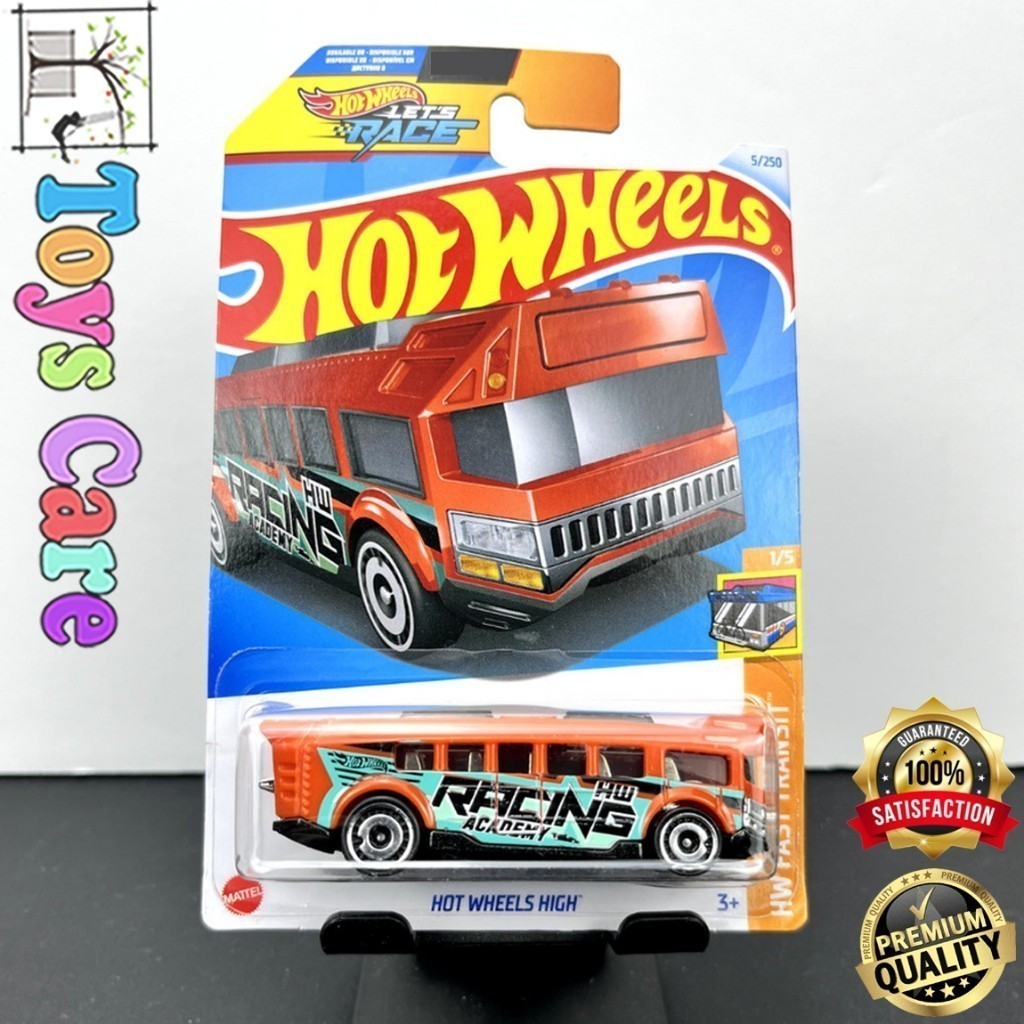Hot Wheels High Orange 2024 Bus Sekolah