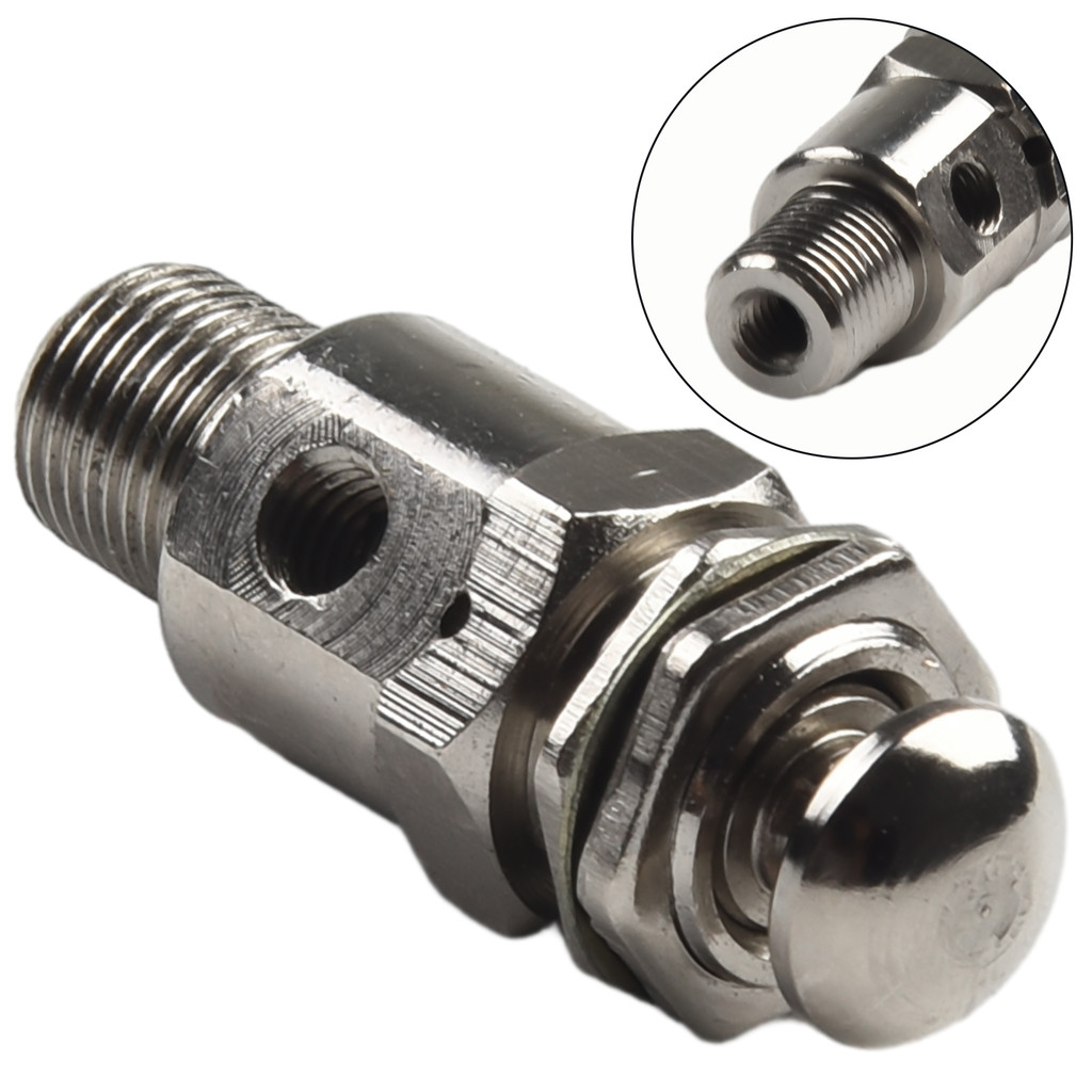Small Air Control Valve for TAC-3P 2 Position 3 Way Push Button Type M5x0.8 Connection Metal Body fo