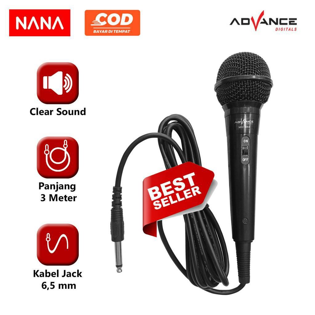 NANA - Advance Microphone 884 / Profesional Dynamic Microphone Advance 884