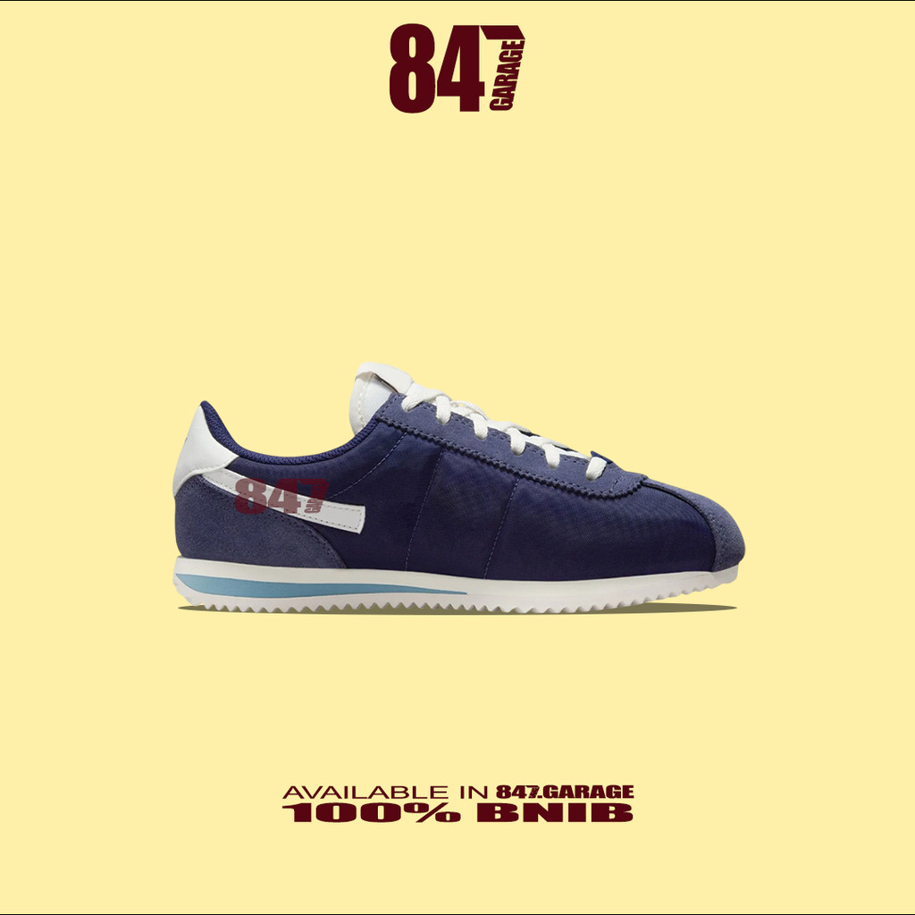 Sepatu Nike Cortez Midnight Navy sail Noise Aqua Brand New In With Tag Box