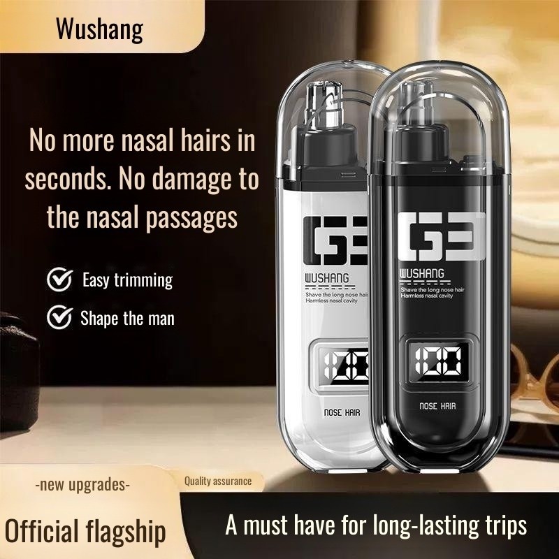 Pemangkas bulu hidung pria, alat cukur elektrik, gunting hidung, alat pembersih lubang hidung, unise