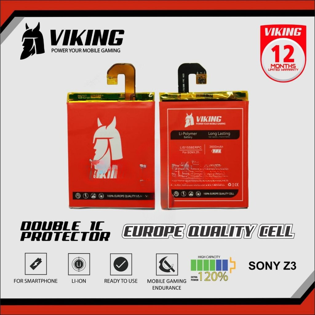 ISP TOOLS Baterai Viking Double Power - LIS1558ERPC / Sony Xperia Z3 Big / D6603 / D6653 / D6616 / D