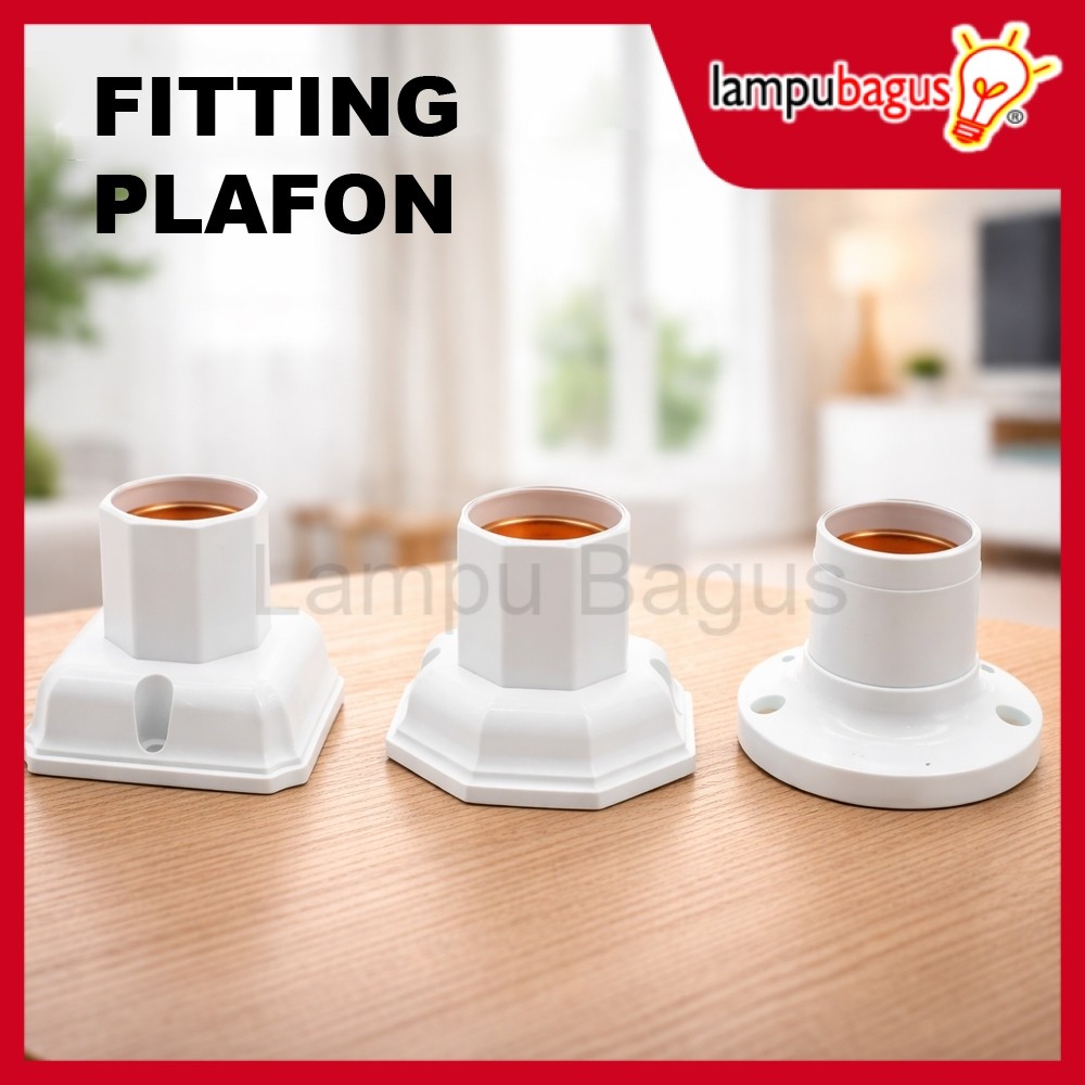 Fitting Lampu Plafon Minimalis / Fitting Plafon Mini E27