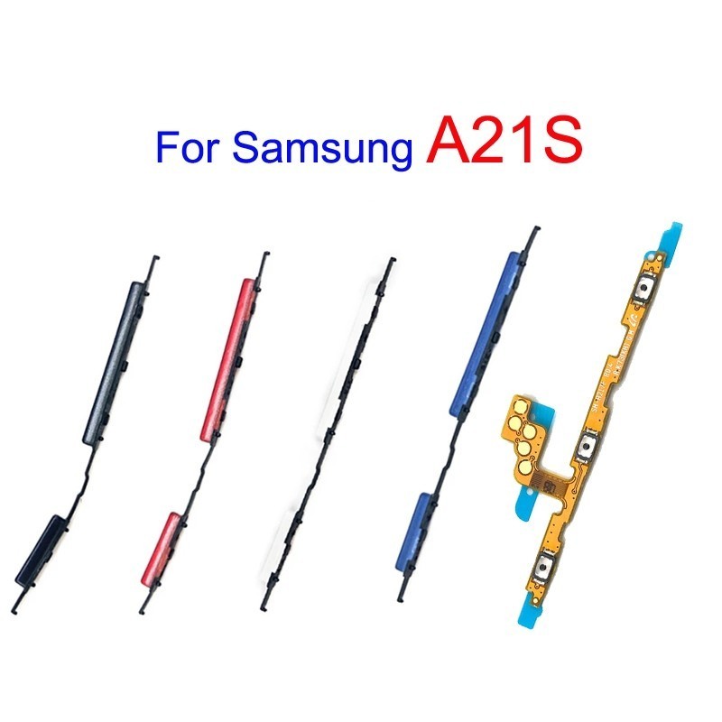 Untuk Samsung A21S Tombol Daya Hidup Mati Fleksibel Dan Tombol Volume Atas Bawah Fleksibel