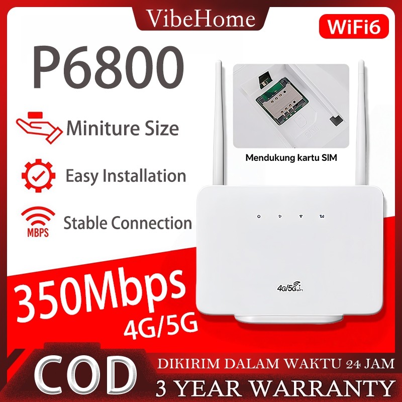 READY Modem 5G Router WiFi SIM Card Router LTE Modem 350mbps Wireless Router All Operator