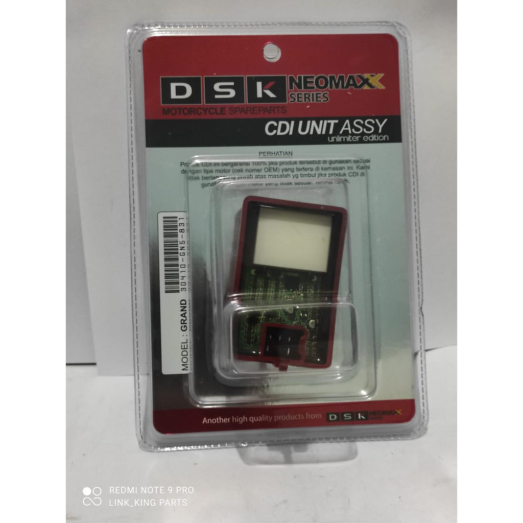 CDI RACING GRAND SUPRA DSK NEOMAX/CDI UNIT PENGAPIAN GRAND DSK PREMIUM