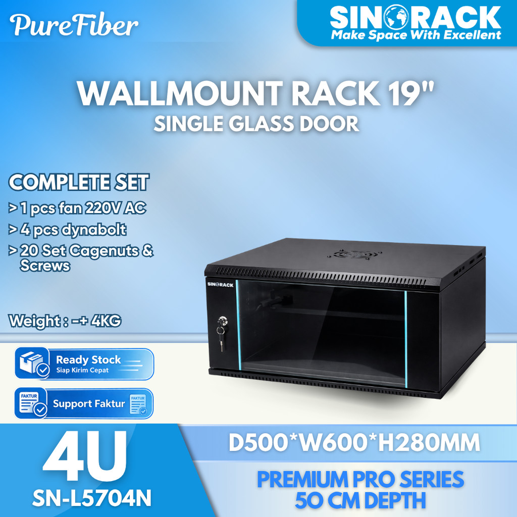 Sinorack Wall Mount Rack Server 4U Big Premium