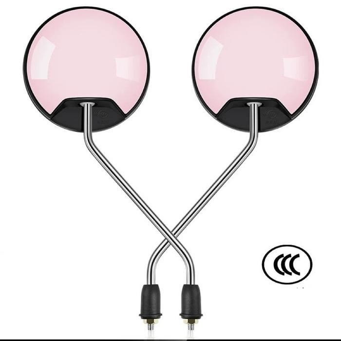 PROSTREET QUEEN Kaca Spion Sepeda Listrik 8mm Universal Terbaru 5 warna - PINK