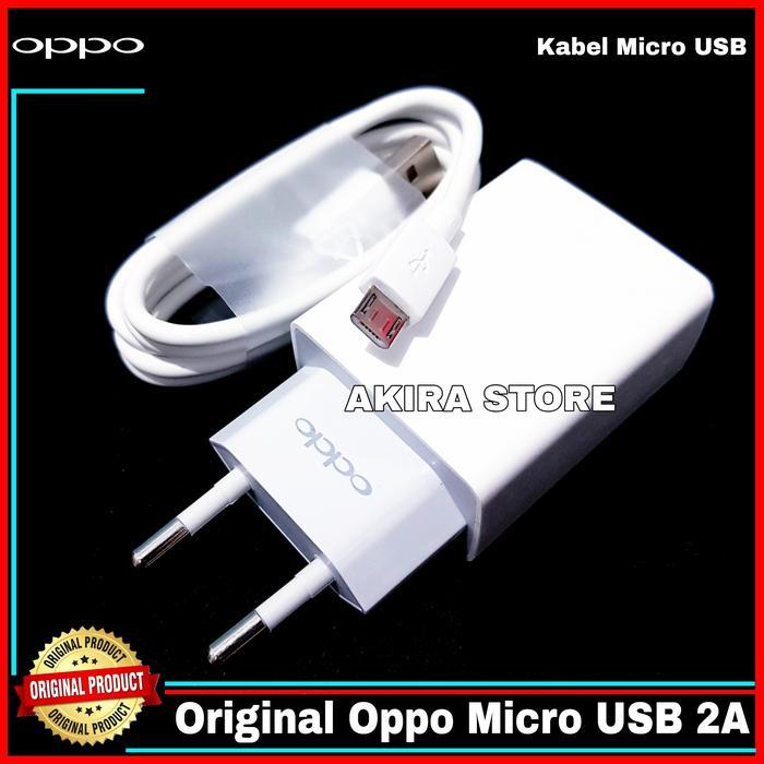 Charger Oppo A12 A31 Original 100% Micro USB 2A Resmi Indonesia