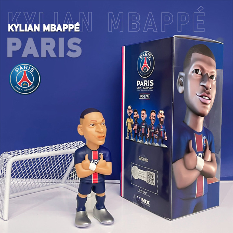 Minix Star Player Figure - Mbappé - New Year Gift - a Great Gift for Friends and Family for ristmas,