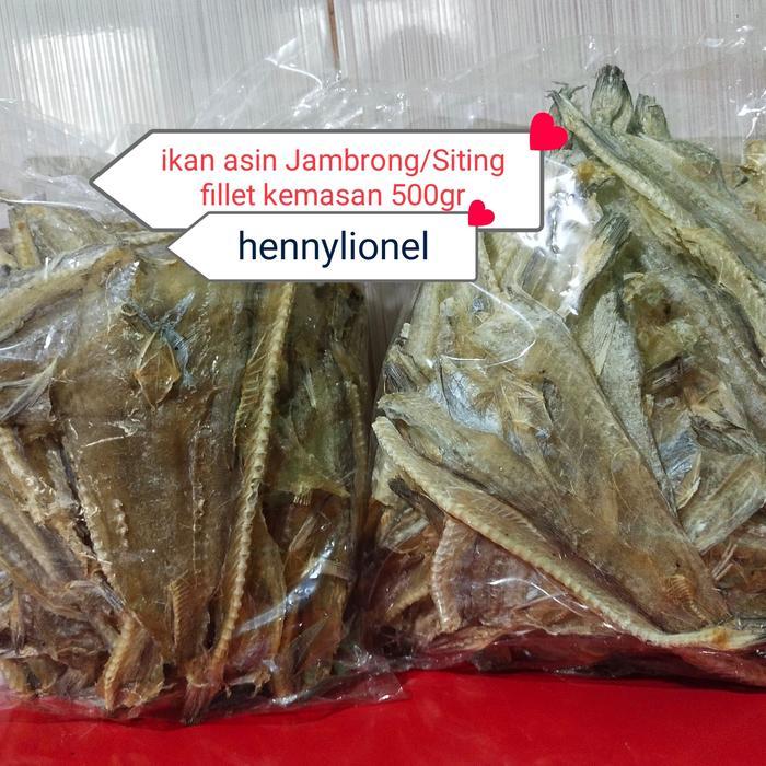 ikan asin jambrong/siting fillet kemasan 500gr