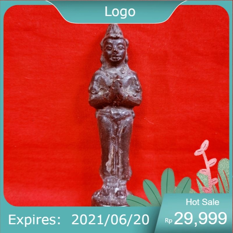 Koleksi pajangan Patung Golek Kencana Wungu Warna Hitam Asli