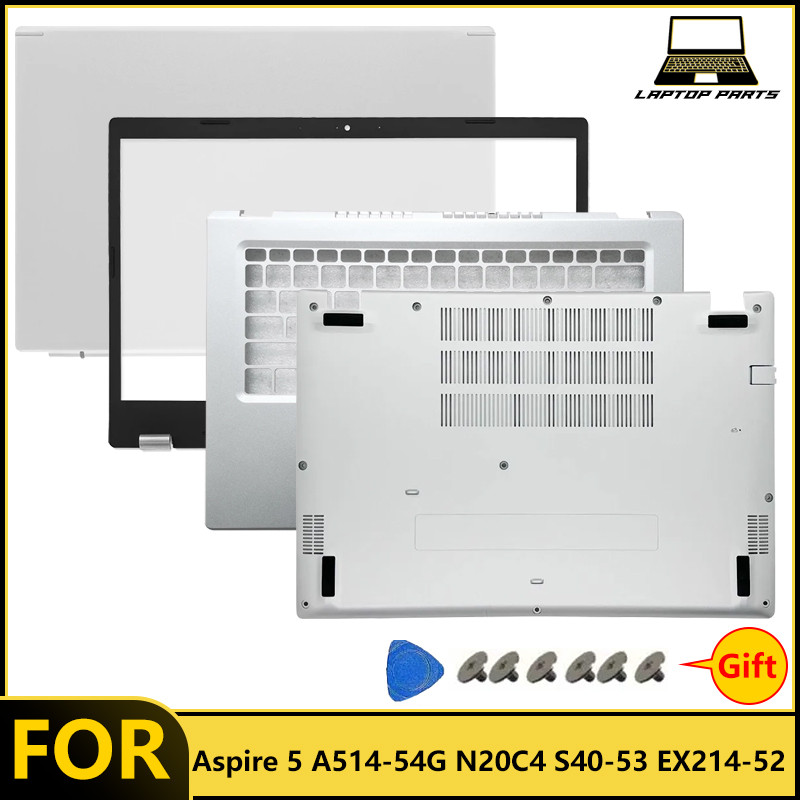 NEW For  Aspire 5 A514-54G N20C4 S40-53 EX214-52 Laptop LCD Back Cover Front Bezel Palmrest Bottom C
