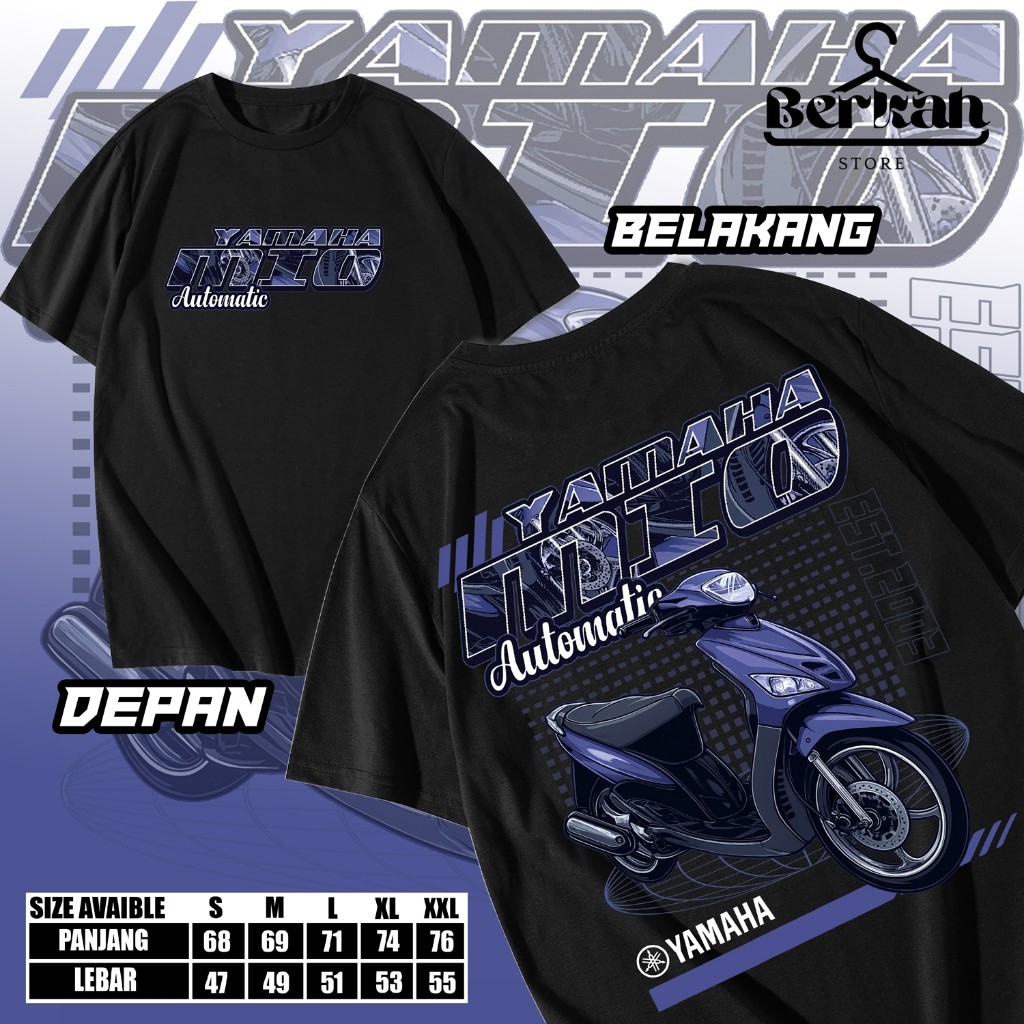 Kaos Motor Mio Sporty // Kaos Mio // Baju Mio // Mio