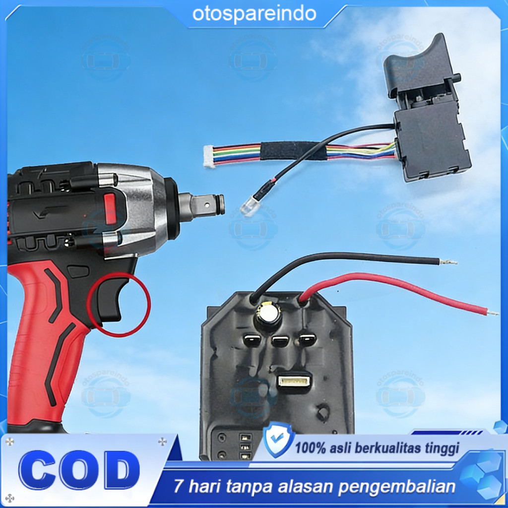 Saklar Modul Impact Wrench JLD Esc Speed Controller Impact Wrench Drill Brushless JLD Switch