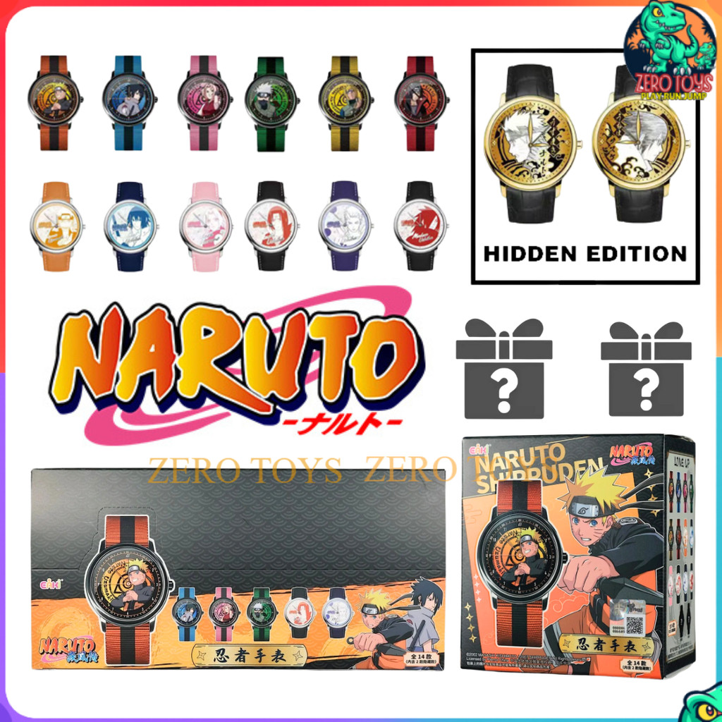 Blind Box Jam Tangan Anime Naruto Shippuden Sasuke Itachi Kakashi