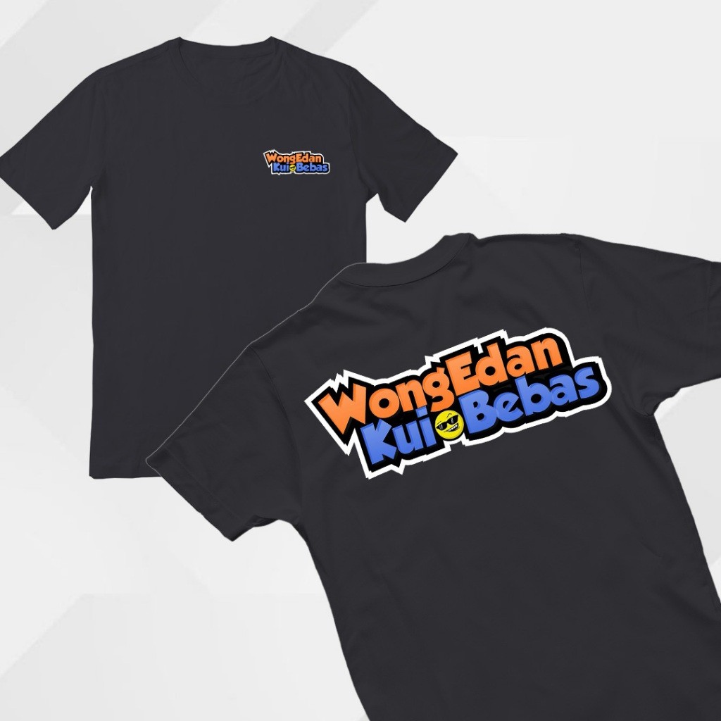 Ranberry Graphic t-shirt Kaos Kata Kata Viral Wong Edan Kui BEbas Kaso Distro PRia Wanita Nyamab TEb