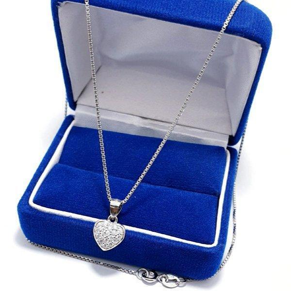 TERLARIS KALUNG LOVE TITANIUM SILVER KALUNG LIONTIN LOVE KALUNG PERAK KALUNG WANITA ANTI LUNTUR