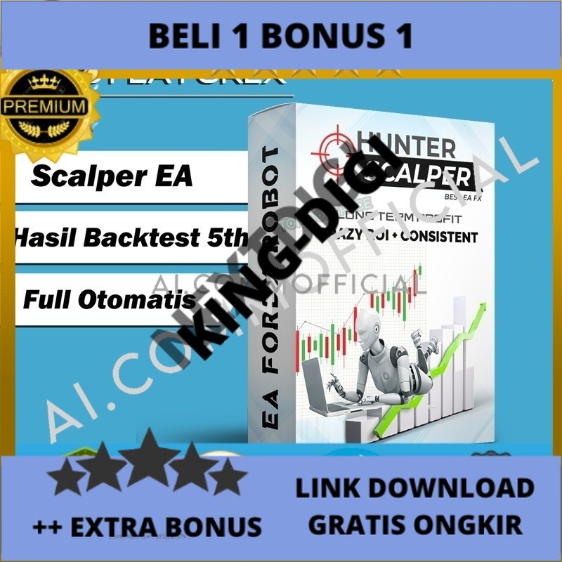 PROMO Robot Forex EA Hunter Scalper - Profit Tahan Banting