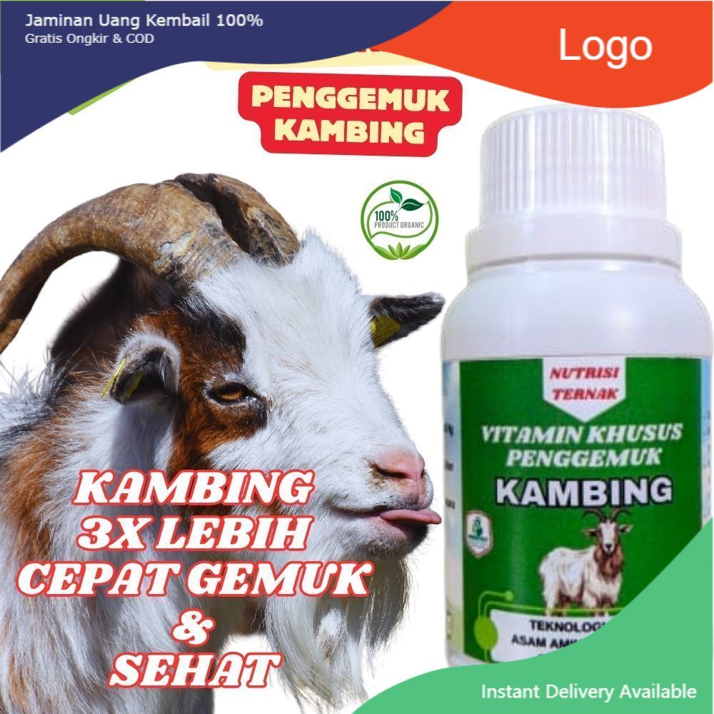 Hewanmart - Vitamin Khusus Kambing Biar Gemuk Obat Penggemuk Kambing Domba Obat Nafsu Makan Kambing 