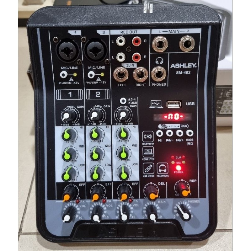 Mixer Ashley SM402 / SM-402 / SM 402 4 chanel ORIGINAL BLUETOOTH