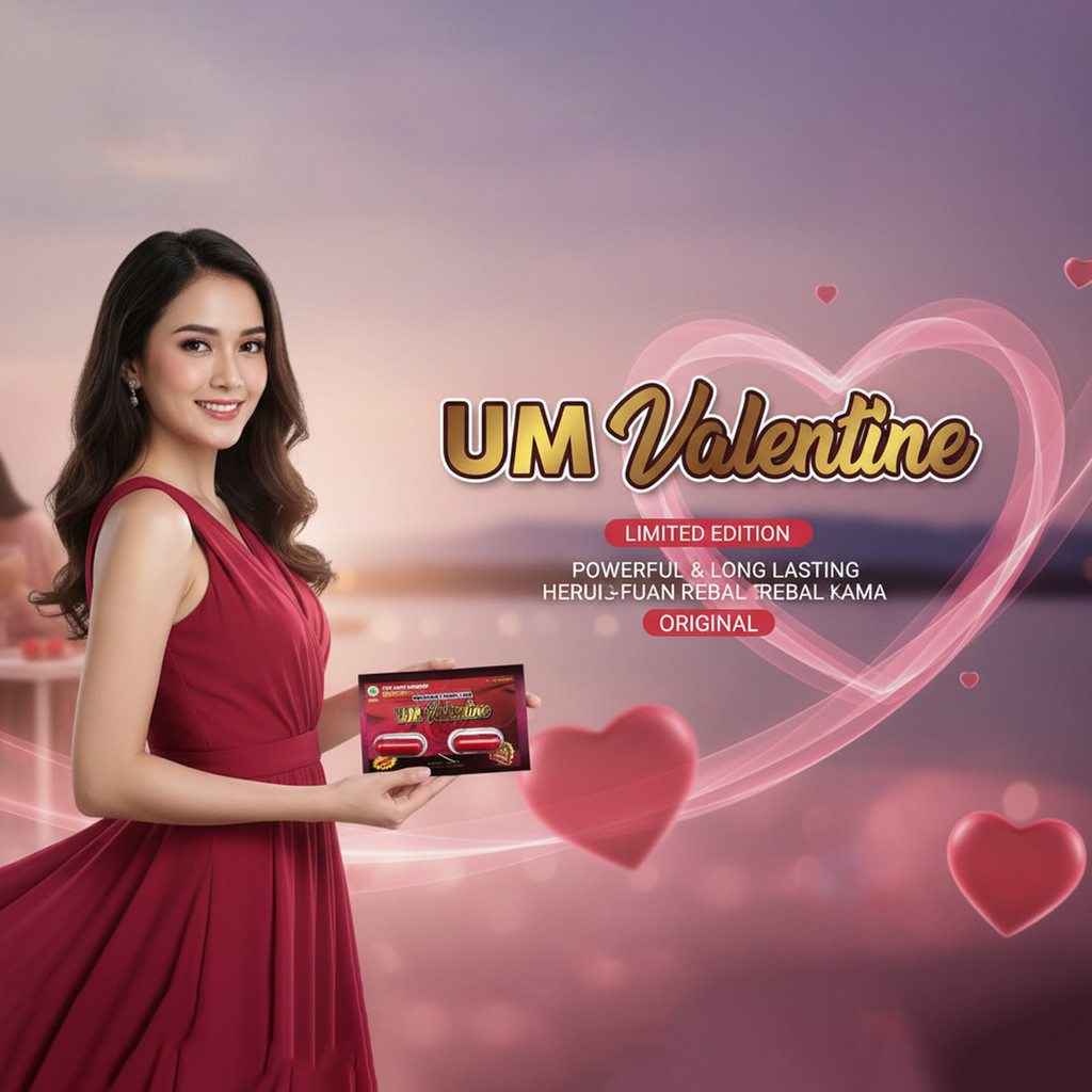 UM VALENTINE BOX LIMITED EDITION PRIVASI AMAN  COD COD