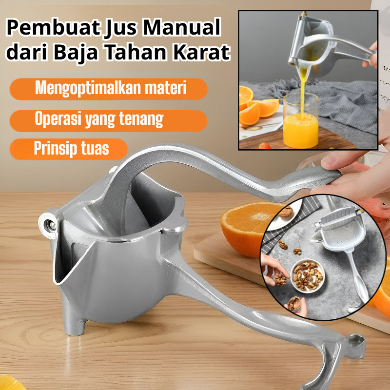 Tanpa Listrik & Anti Ribet Alat Peras Jeruk Manual JC Pembuat Jus Segar Alami/Manual Juice Press/Kit
