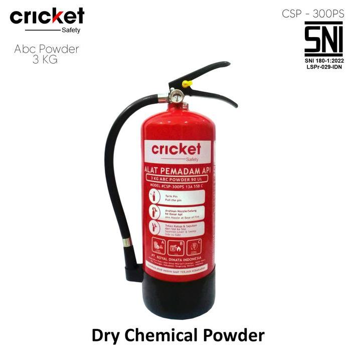 APAR SNI 3 KG CRICKET SAFETY / APAR ABC POWDER 3 KG SNI  / ALAT PEMADAM SNI 3KG