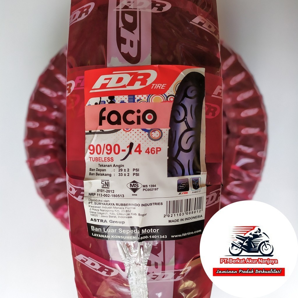 FDR Facio 90/90-14 Ban Matic Tubeless
