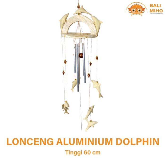 Lonceng angin aluminium - lonceng angin dolphin - -, -