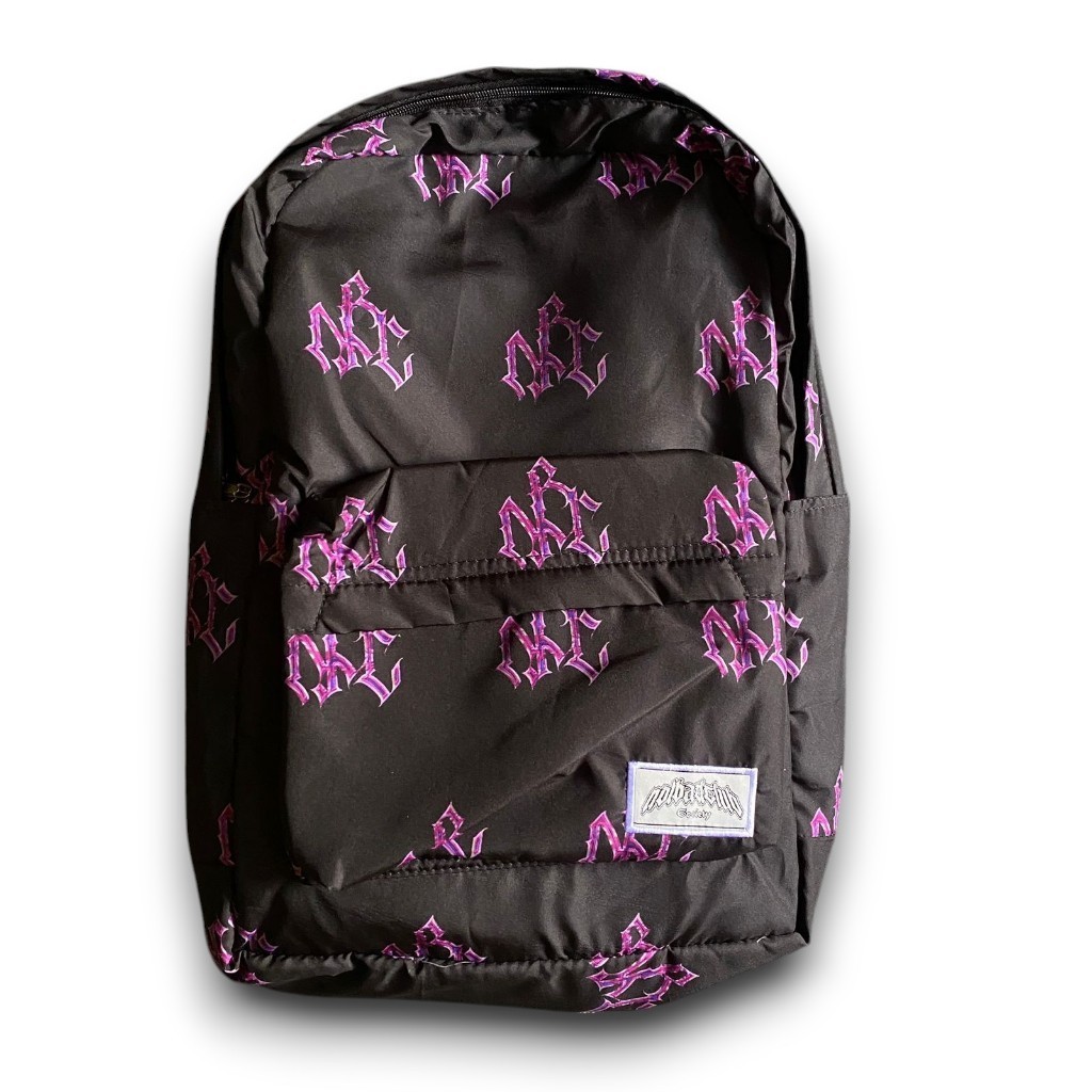 NOTBADCLUB - CHROME LOGO BAG - TAS RANSEL BACKPACK MOTIF FULLPRINT CHROME