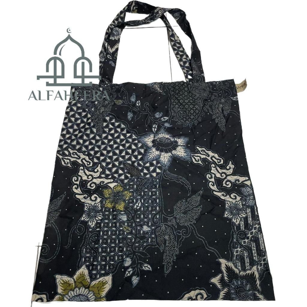tote bag / eco bag / tas batik - Tas belanja batik tote bag batik sovenir tas kain batik tas pasar S