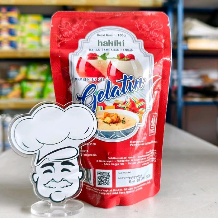 Gelatin Hakiki 100Gr / Gelatin Halal / Gelatin Bubuk Halal / Gelatin Sapi Halal