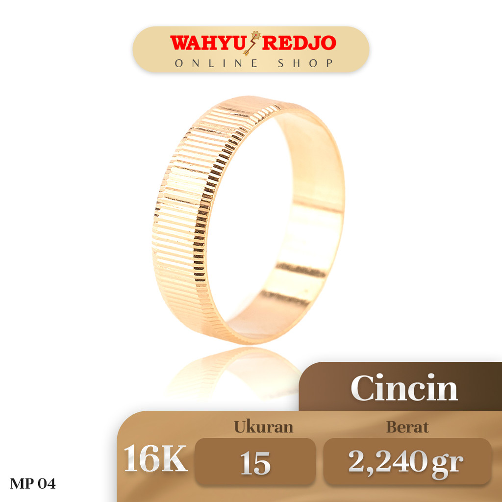 Cincin Emas Kadar 16K Wahyu Redjo CC-16K-30437201