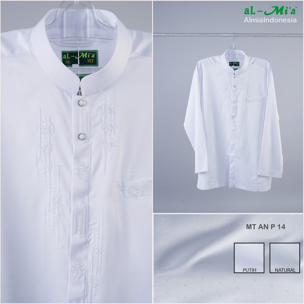 Baju koko al-mia anp-14 lengan panjang Jumbo