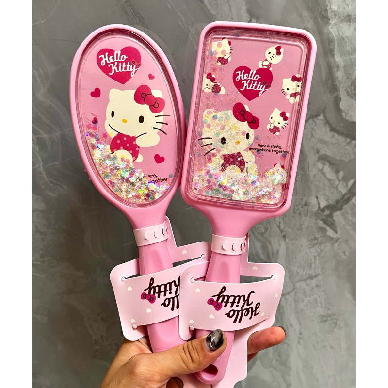Sisir Rambut MINISO Sisir Hello Kitty MINISO Hair Brush Hello Kitty Hairbrush Sisir Gliter MINISO