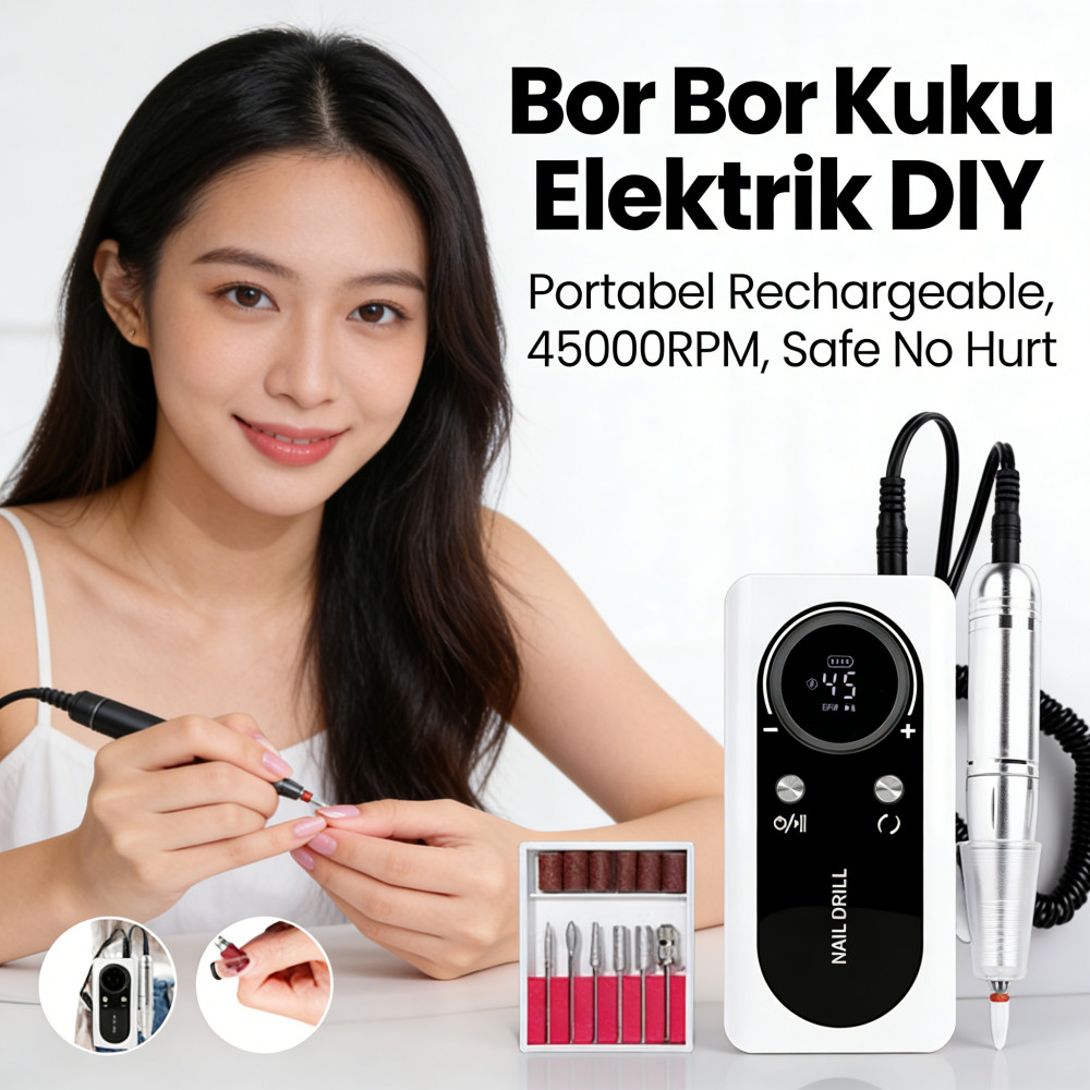 Bor Kuku Bor 45000RPM Isi DIY Portabel Elektrik Elektrik