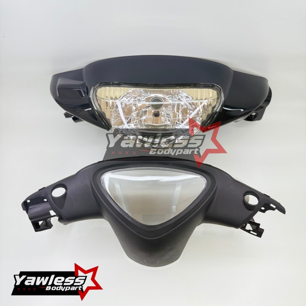 Batok Depan Mio Sporty Hitam Tahun 2003 / Totok Mio Sporty Hitam + Mika Speedometer