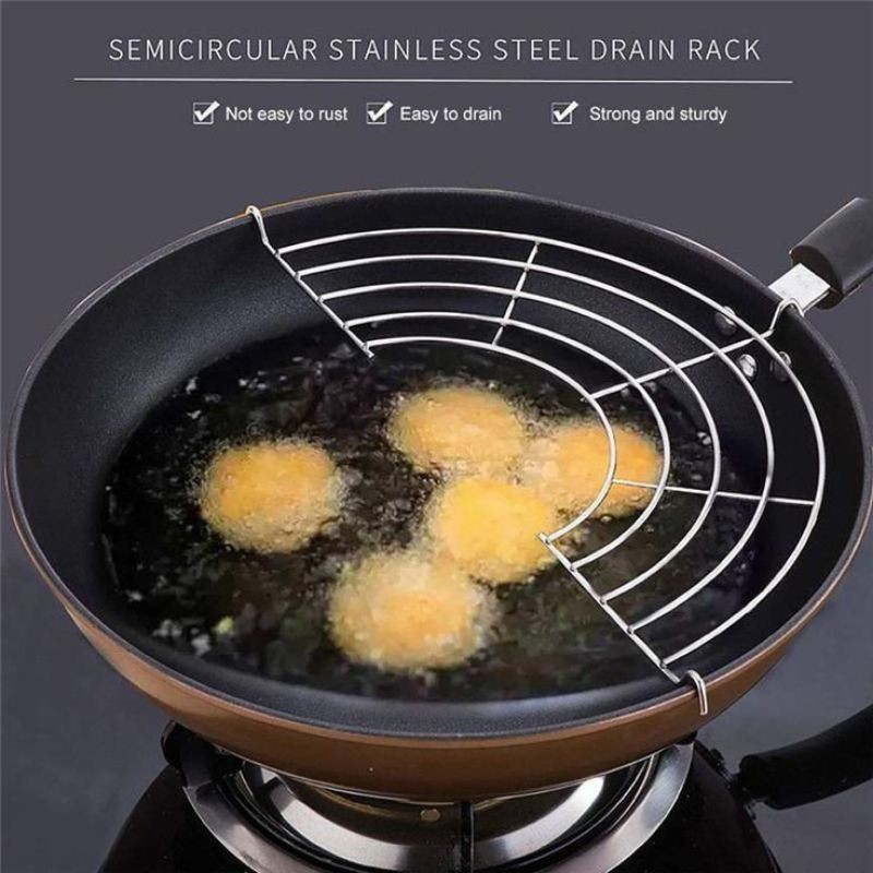 alat peniris minyak tatakan wajan saringan minyak makanan