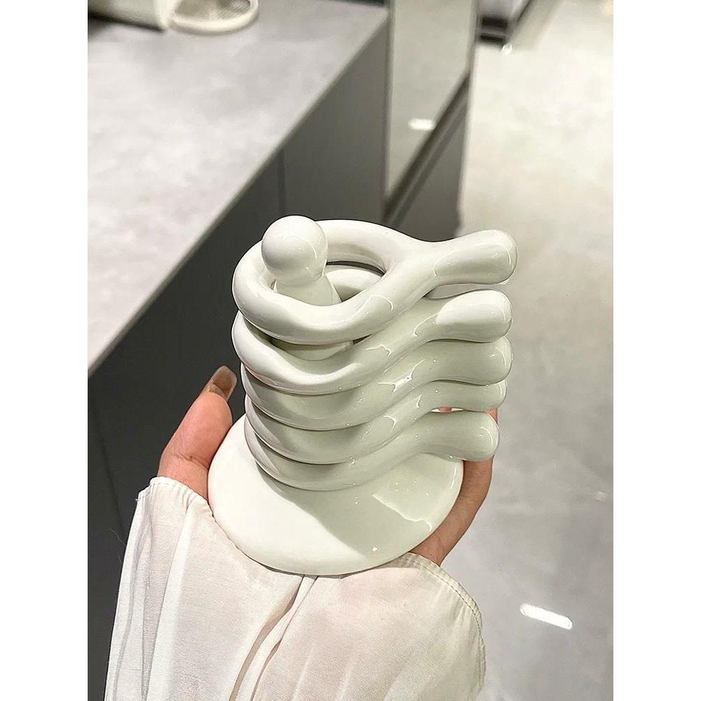 Highend Solid Color Chopstick Rest Cute HighValue Ceramic Chopstick Holder Spoon Rest Chopstick Hous