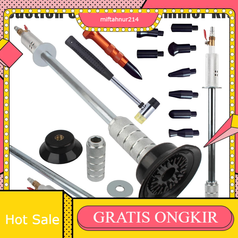 Penarik Penyok Pneumatik Udara Alat Palu Geser Perbaikan Penyok Mobil Alat Penghilang Penyok Mobil P