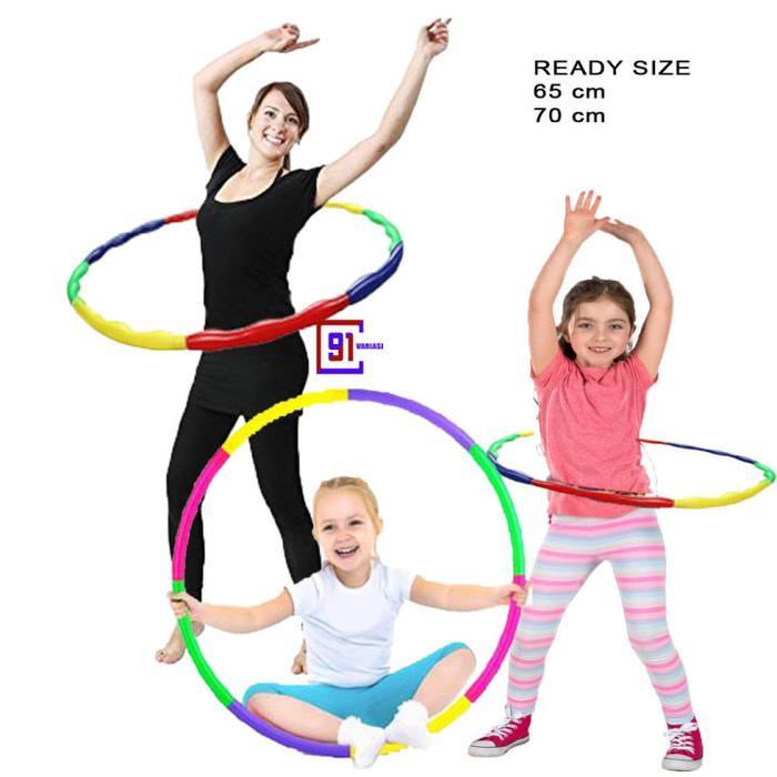 Hulahup Untuk Anak Ukuran Sedang Berbahan Plastik Kuat Dan Tahan Lama