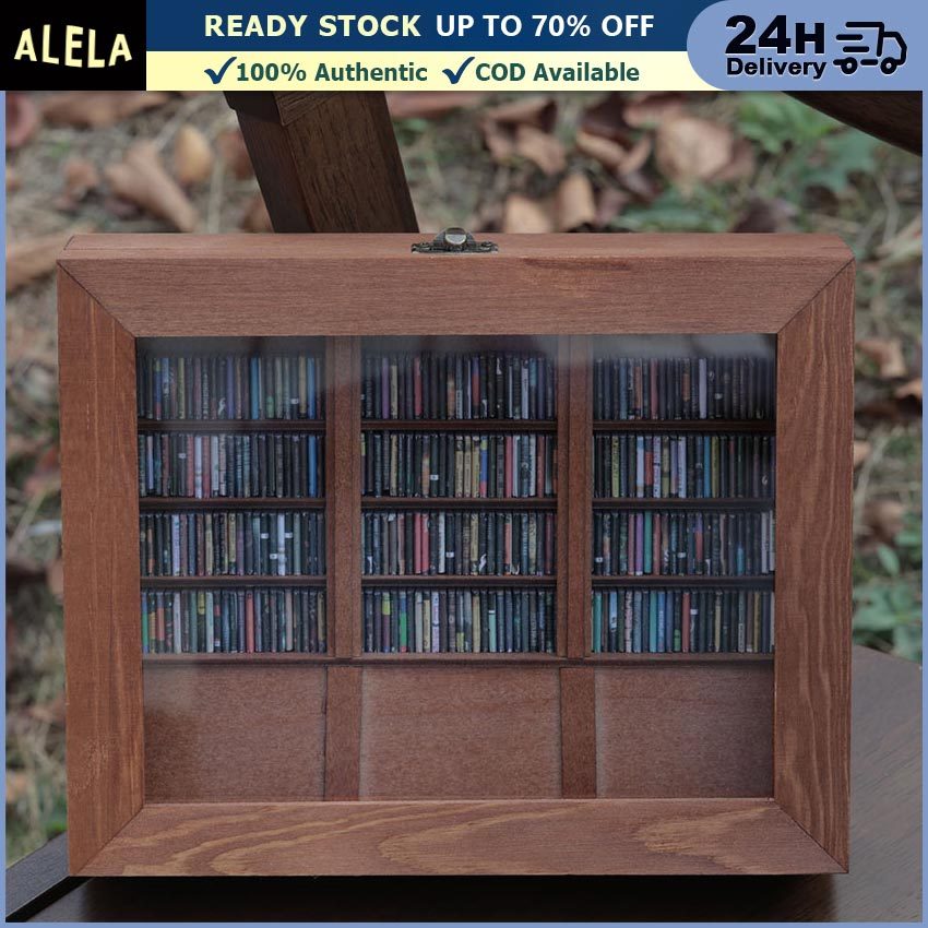 Miniatur Perpustakaan Anxiety Bookshelf Buku Mini Diorama Buku Kecil Shake Away Your Anxiety