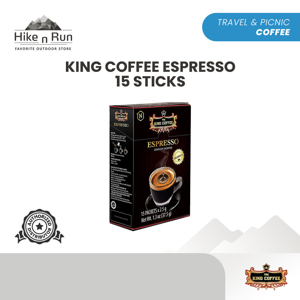 King Coffee Espresso Import 15 Sachet - Kopi Espresso Instan Vietnam Tanpa Gula